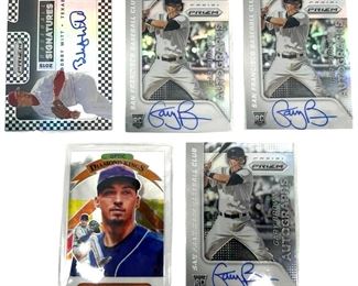 5pc. Panini Prizm Autographed Cards