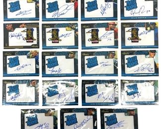 23pc. Panini Rated Rookie Autographs Cards