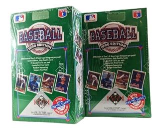 2 The Collectors Choice 1990 Edition Hobby Boxes