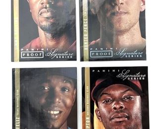 4pc 2012 Panini Proof Signature Series Cards