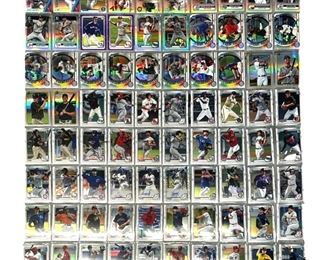 96pc. 2020 Bowman Chrome Card Lot