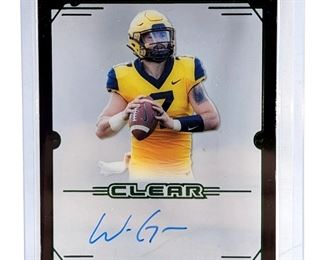 2019 Leaf Trinity Autographed Will Grier Card