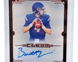 2019 Leaf Trinity Autographed Brett Rypien Card
