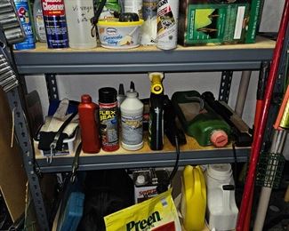 located down stairs.  gardening suplies