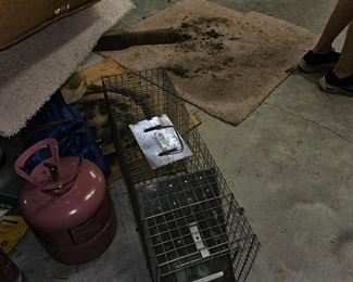 have a heart trap   located downstairs.