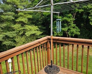 telescoping clothes hanger one upstairs  one downstairs