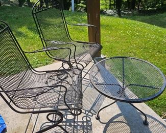 Lower level outside basement door. Sold a set