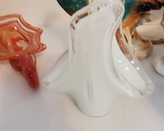 White/glass napkin holder