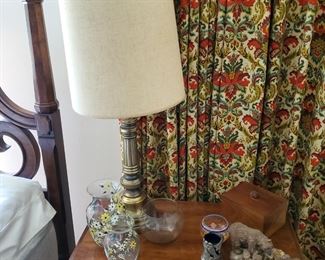 There are (2) matching lamps