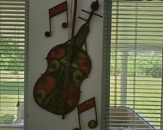 Mid Century Modern 3-piece Pebble art