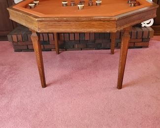 Game table/bumper pool and card table