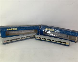 Rapido HO Scale Ready-To-Run Club Cars Item #108019 and #108026