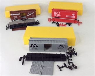 Accurail HO Train Cars #3414, #3406, & #1518