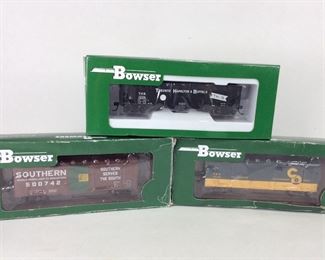  Bowser Fully Assembled HO Train Cars #41304, #41286, & #42320