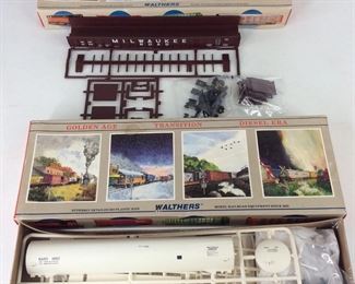 Walthers HO Model Train Car Kits Golden Age Transition Diesel Era #932-3254, #932-5261
