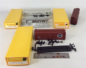 Accurail HO Model Train Cars #3226, #2029, & #3012