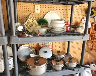 Kitchen Items overflowing to the Garage