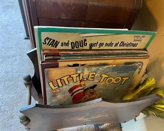 Great selection of vintage books, including Little Toot and Stan and Doug. 
