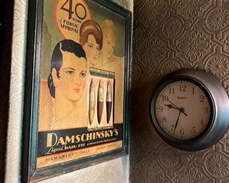 Antique beauty advertisement Damschinsky's 