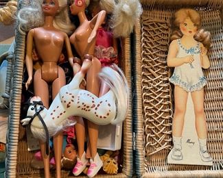 Vintage Barbie dolls