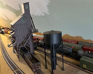 Dozens and Dozens of model trains - engines, boxcars and tracks, stations, bridges and parts!