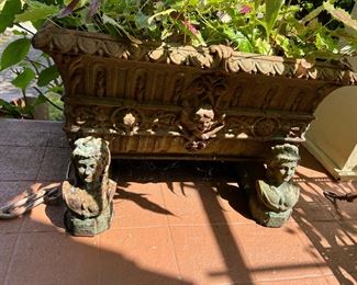Art nouveau style planter