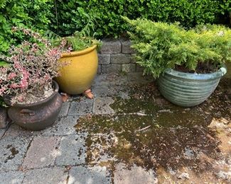 Lovely glazed pots and planters available 