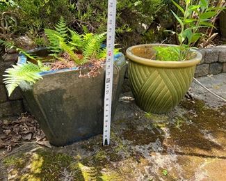 Lovely glazed pots and planters available 