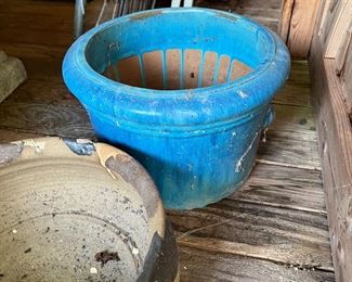 Lovely glazed pots and planters available 