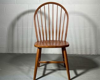 ETHAN ALLEN WINDSOR CHAIR | Single Windsor side chair, American Impressions style, a modern take on a Windsor; Made in America. - l. 18 x w. 17.75 x h. 37 in