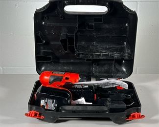 BLACK & DECKER CORDLESS DRILL | Fire Storm Drill 14.4 V Includes 2 batteries and charger in case.