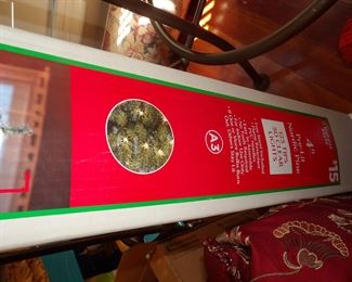 Fully decorated 4 ft Christmas Tree