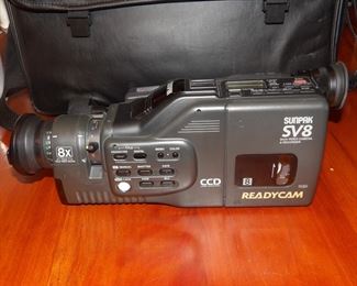 SunPak ReadyCam SV8 camcorder with case