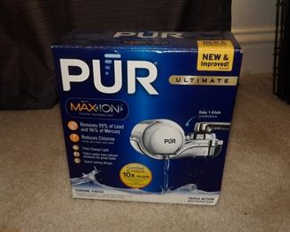 Pur water filter, attaches to faucet