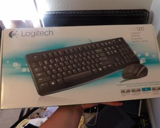 Logitech wired keyboard and mouse