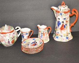 Japanese Hand Painted Nippon Tea/Coffee Set