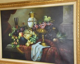 Signed Artwork - Matted and Framed, 42 X 30"