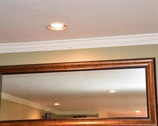 Framed Mirror - 55 x 22" - Wood Framed