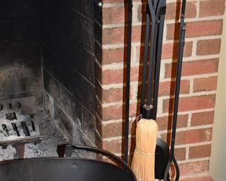 Fire Place Accessories - Soot Bucket and 5 Piece Cleaning Set