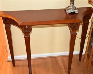 Mahogany Single Drawer Console Table - (44 x 15 x 32") by Bombay Co.