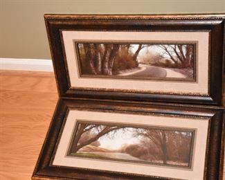 "Parkway I and II" Prints - 6 x 18"