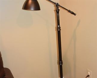 Dark Bronze Floor Lamp - 65" Tall - Adjustable