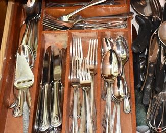 Silverware - A Drawer Full - Additional Utensils Included