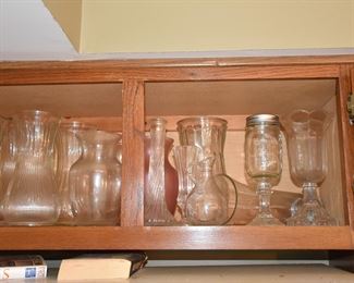 VASES - Glass in Various Sizes and Shapes