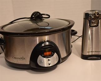 Crock-Pot Cooker and Hamilton Beach Can Opener