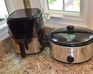 Chefman Air Fryer and Hamilton Beach Slow Cooker