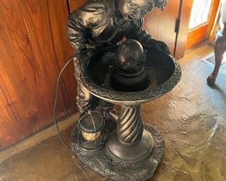 Outdoor Little Boy Fountain