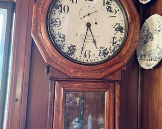 1800’s Seth Thomas Balls Standard walnut #3 Regulator Clock