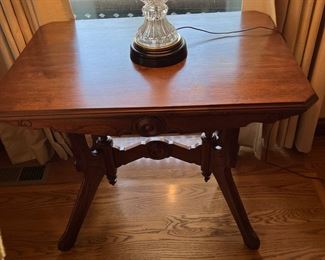 Walnut 1920’s Parlor Table