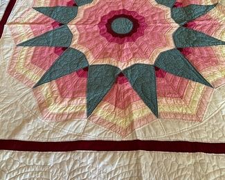 Hand stitched Compass Quilt